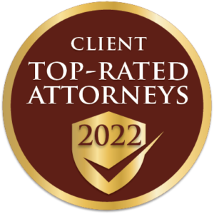 client top rated attorneys badge